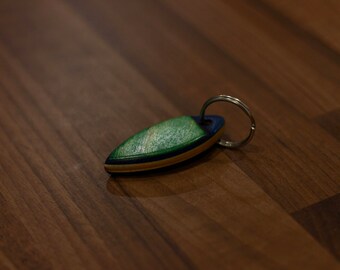 Handmade Recycled Skateboard Keyring