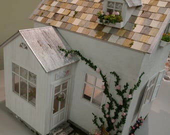 Rose Cottage Custom Dollhouse Shabby Chic 1:12 scale