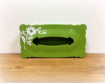 Vintage Tissue Holder Plastic Kleenex Box Cover