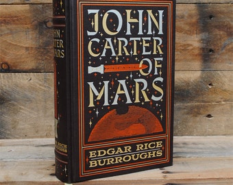 Hollow Book Safe - John Carter of Mars - Leather Bound
