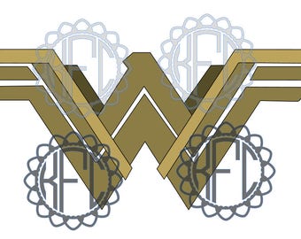 NEW Wonder Woman movie logo, layered SVG(.studio3 file)