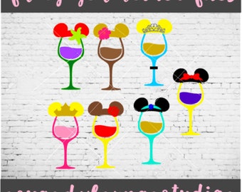 Free Free 94 Disney Princess Wine Glass Svg Free SVG PNG EPS DXF File