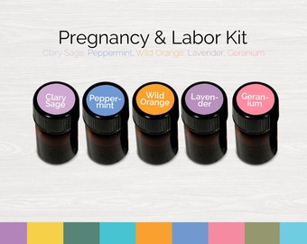 Pregnancy and Labor Essential Oil Kit