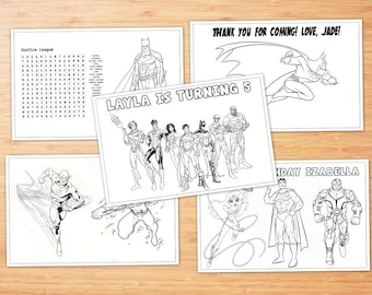 justice league coloring pages