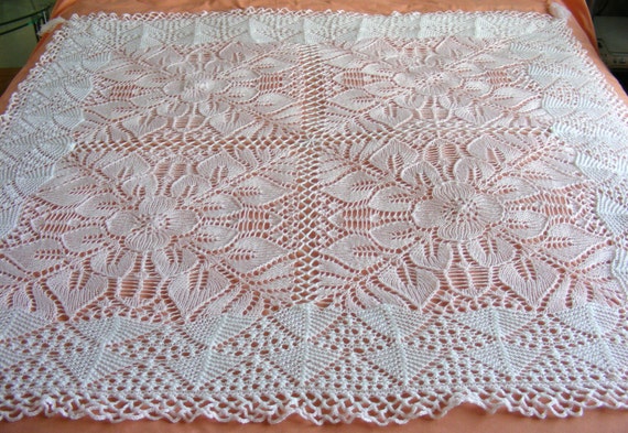 One for the Girls baby shawl knitting pattern 4ply Instant