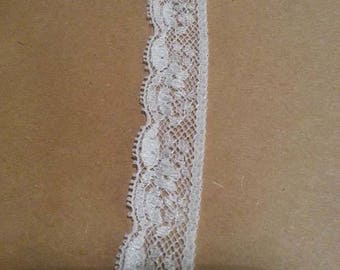 White lace by the yard