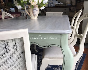 Dining table and 6 chairs