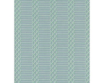 NEW!! - Cotton Fabric by the Yard - Fat Quarter Bundle - Quilt Fabric Bundle - Cotton + Steel - C5173-003 Panorama - Dandy Bars - Aqua