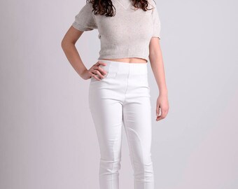 Off-white elastic high waist pants/leggings LIMITED EDITION