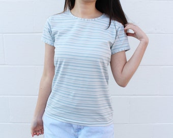 Nike Pale Blue Stripe Tee