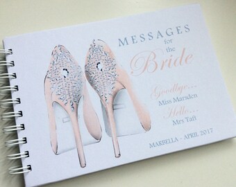 personalised hen night guest memory scrap book
