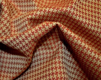 REMNANT Red Houndstooth Fabric 55 inches x 2.625 yards