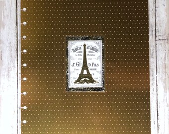 Vintage Paris Foil Big Happy Planner Cover