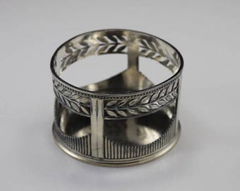 Jugendstil art nouveau pewter bottlecoaster Orivit/Flessenbak gemerkt ORIVIT 3084