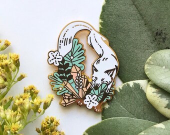 Pastel Fox Wonderland Enamel Pin / Hat Pin / Lapel Pin