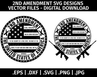 Download 2nd amendment svg | Etsy
