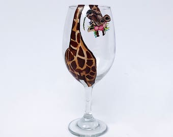 La Giraffe Wine Glass – 21 oz