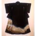 Ancient Ruins - RESERVED - Antique Japanese Five Crested Kurotomesode Women's Silk Kimono Wedding