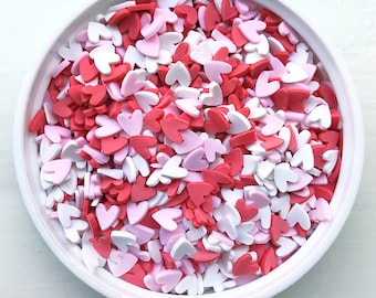 Heart Fake Sprinkles Confetti Polymer Clay Decoden Decoration for Slime and Crafts