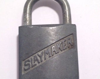 On Sale Slaymaker Vintage Padlock Lock Industrial