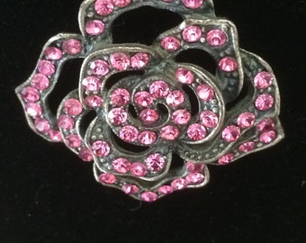 vintage flower necklace