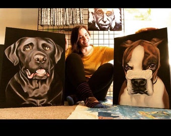 Pet Portrait - Acrylic Painting