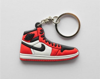 NIKE Air Jordan 1 BRED - keychain 90's Fashion - Retro Sneaker