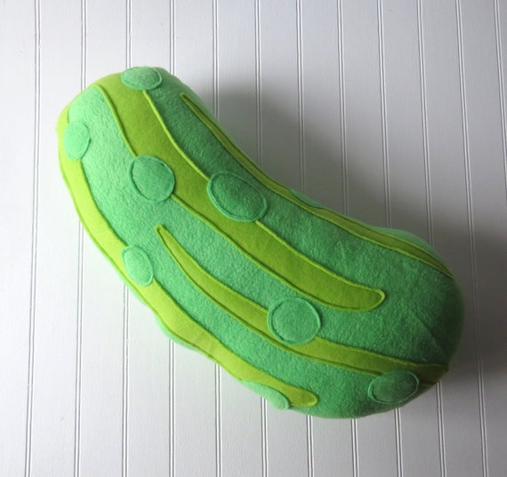 plush pickle pillow