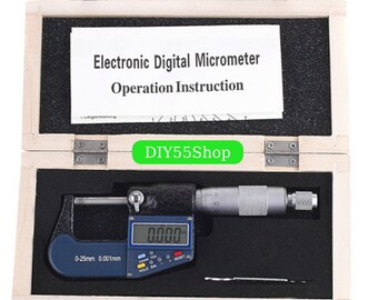High Quality 0-25mm Micrometer Electronic Digital Caliper gauge mikrometer micrometro digitale