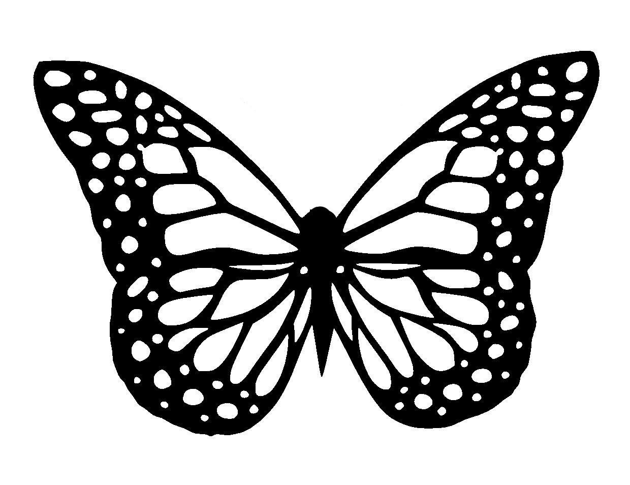 5 8 8 3 Butterfly Stencil And Template Design 1 A5