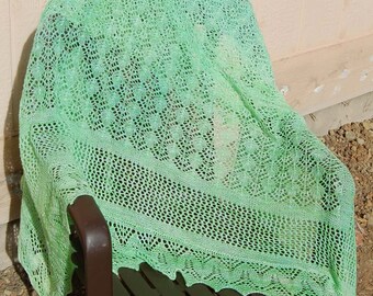 Lattice and Lace Knitting Pattern