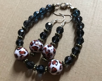 Bracelet with Matching Drop Earrings