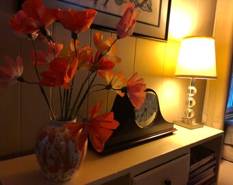 Crazy for Cosmos. Bi-color orange two bloom stem