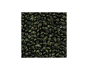 SuperDuo 2/5mm Moss Luster 5 Grams
