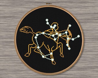 Sagittarius Constellation - PDF Cross Stitch Pattern