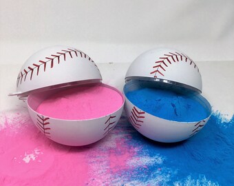 Gender Reveal Baseballs (Pink and Blue)