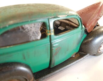 ScaleModelCar,Classicwrecks,RatRod,124Scale,OldSchool,FordSedan