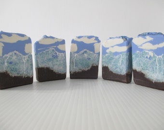 Scenic gifts, scenic soap, landscape soap, landscape gifts, alaska lover, alaskan gifts, mountains