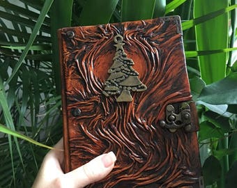 New Year's Journal, Leather Journal, Leather Notebook, Travel Journal, Steampunk Journal, School Journal, Gift Idea