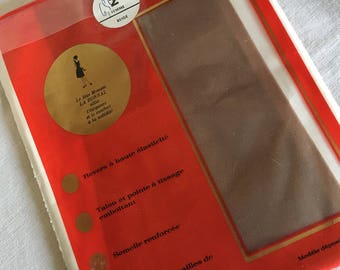 French vintage stockings, Vintage seamless nylon Stockings, Size 2, Medium, Vintage French Hosiery,