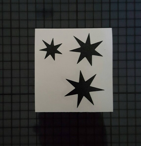 Harry Potter Decal Page Corner Stars Design 16 colors