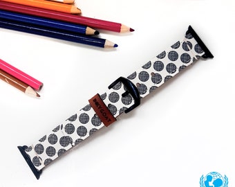 Dotty Apple Watch Band 38mm, 42mm//Handmade Apple Watch Strap iWatch Band iWatch Strap Wearable Tech Christmas Gift For Her/Him