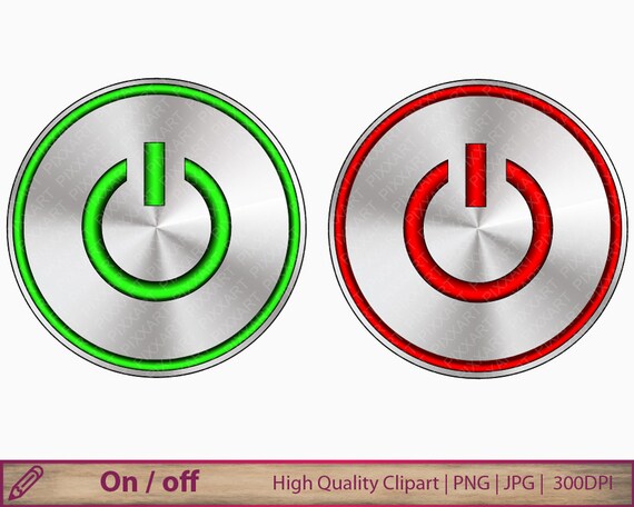 On off button clipart metallic switch on off button clip art