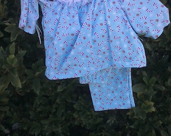 Holiday Smocked Childrens Pajama's
