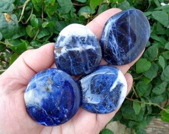 Dark Sodalite Smooth Stone (Choose One)