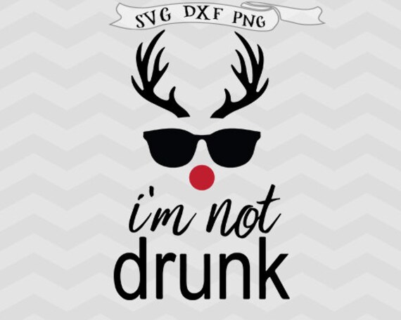 Download Cool Reindeer SVG Funny Christmas svg Rudolph svg Cutting File