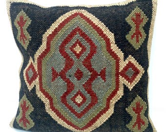 Kilim Cushion Cover 18 x 18" (45 x 45cm)