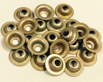 Recycled STEEL Round Stamping Industrial Vintage Steampunk Craft Supply 9/126x3/16" pkg25 MS41