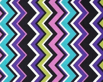 Fabric chevron patchwork Miller Chevy orchid