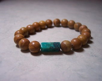 Tiger Jasper with Turquoise-2